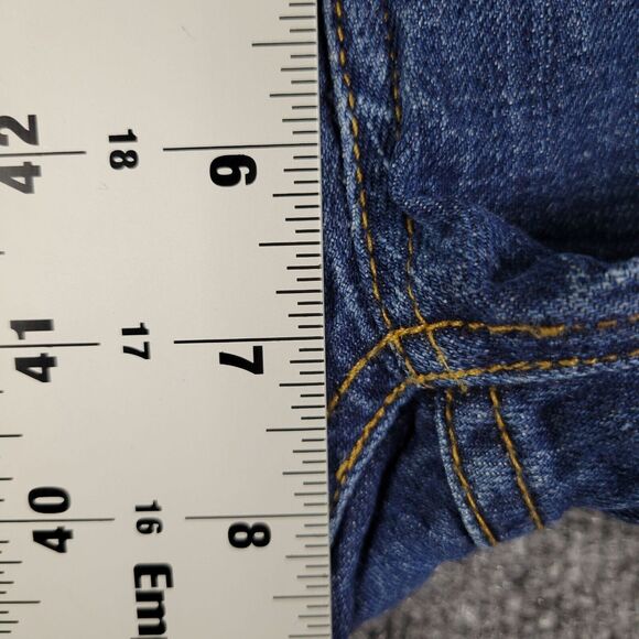 J. CREW Vintage Matchstick Medium Wash Skinny Denim Blue Jeans SIZE 25 SHORT - Picture 6 of 11